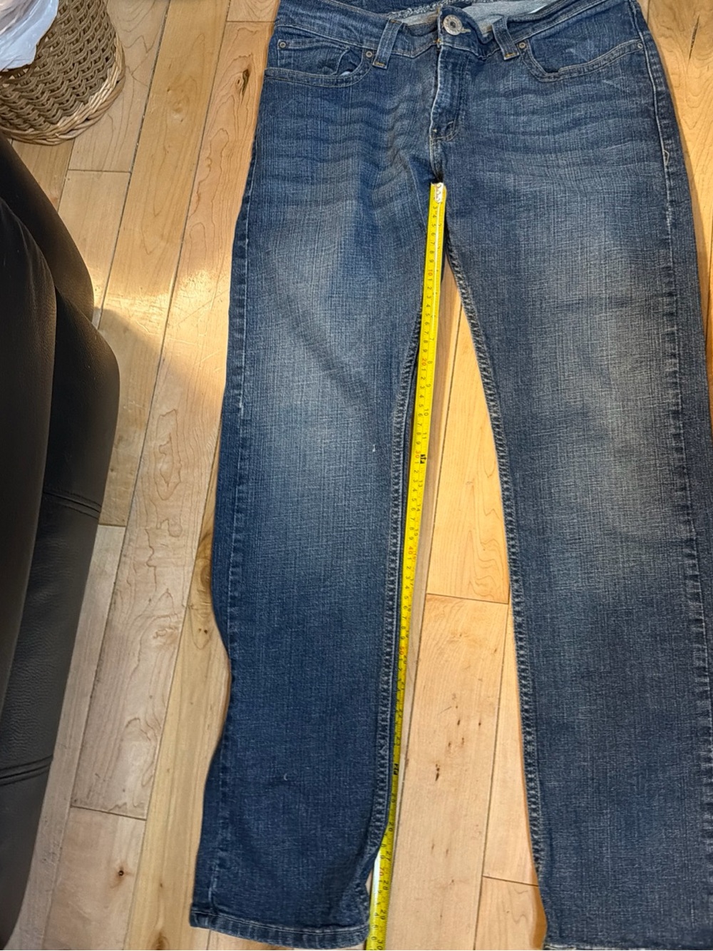 Levi's 542 Pencil Jeans Flap Pocket Stretch Denim Women's 12M